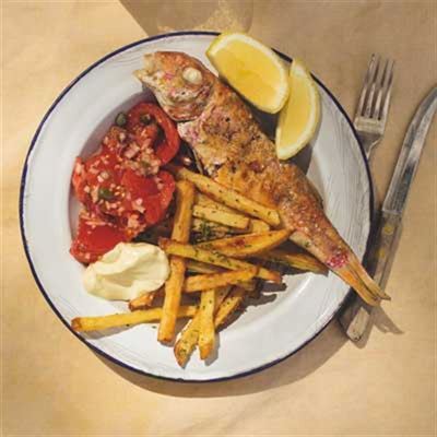 Mediterranean Fish & Chips - Recipe by Julius Roberts