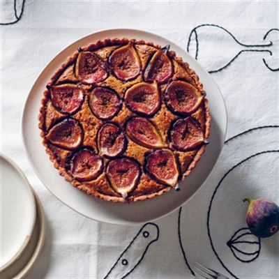 Fig and Hazelnut Frangipane Tart - Chef Recipe by Danielle Alvarez
