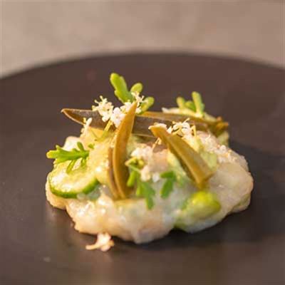 Fraser Island Spanner Crab Ceviche - Chef Recipe by Michael Lee