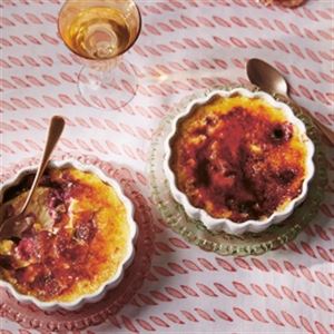 Lavender and Raspberry Creme Brulee - Recipe by Eleanor Ford
