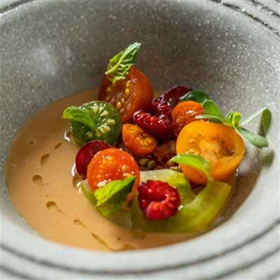 Tomatoes, Acerola and Herbs - Chef Recipe by Manu Buffara