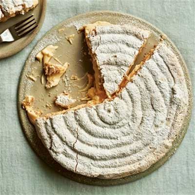 Hazelnut and Marmalade Meringue Cake