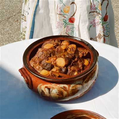 Moroccan Rosh Hashanah Lamb with Prunes, Apricots & Honey - Recipe by Ellie Bouhadana