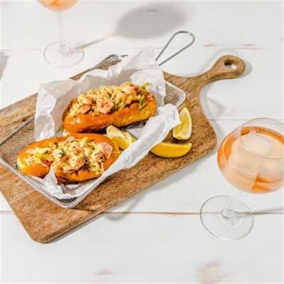 Lobster Rolls with Maple, Finger Lime and Sriracha Mayo - Recipe by Maple from Canada