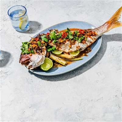 BBQ Whole Snapper with Maple, Lemongrass and Chilli Dressing - Recipe by Maple from Canada