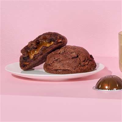 Double Choc Salted Caramel Cookies - Recipe by Brooki Bakehouse