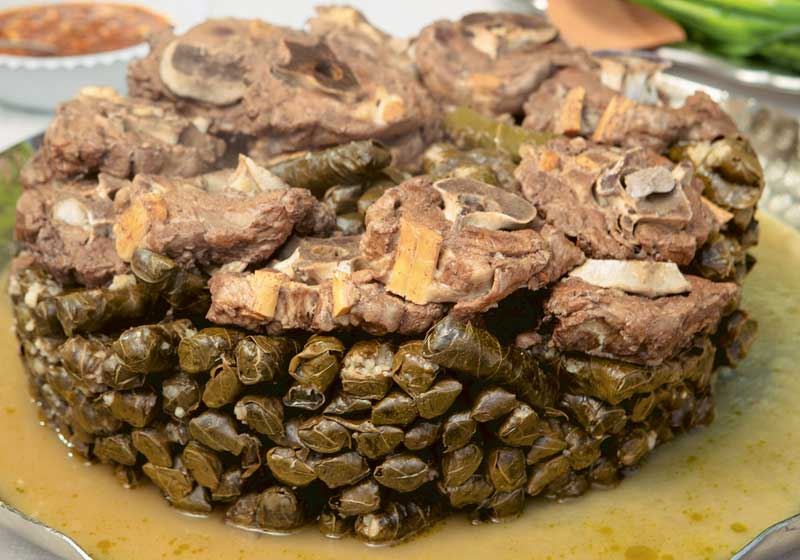 Mahshi Warak Enab (Stuffed Vine Leaves) - Recipe by Karima Hazim Chatila & Sivine Tabbouch