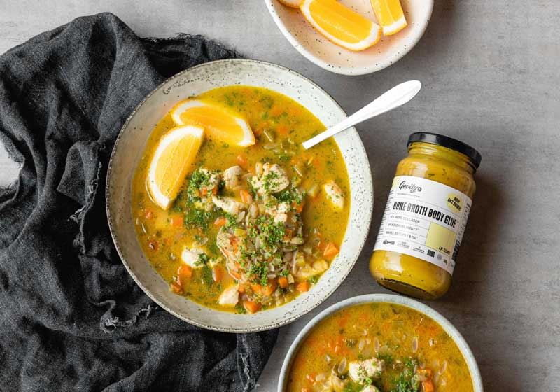 Lemon Orzo Soup - Recipe by Gevity Rx