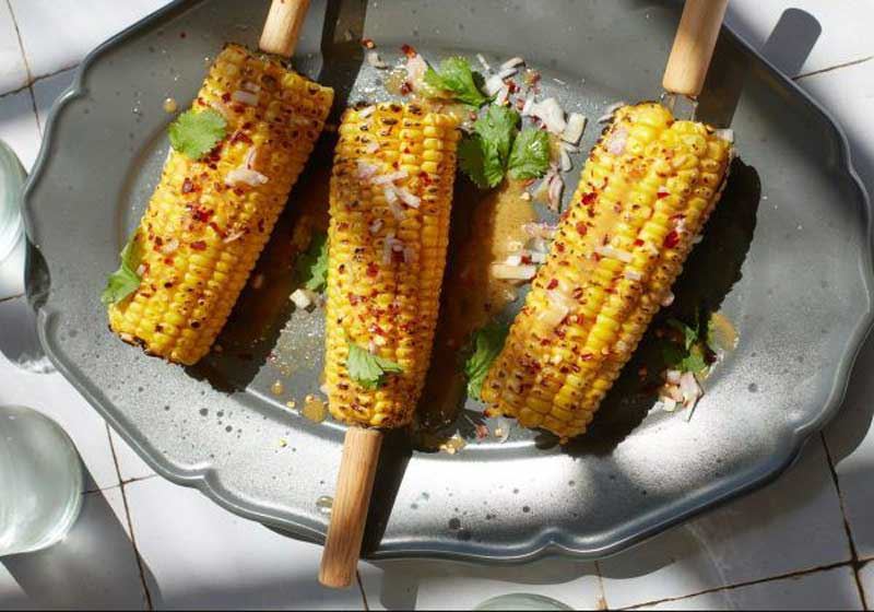 Miso and Maple-glazed Corn - Recipe by Maple from Canada