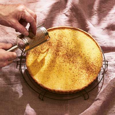 Baked Custard Tart - Recipe by Michael and Pippa James