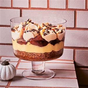 Quince and Hazelnut Sherry Trifle