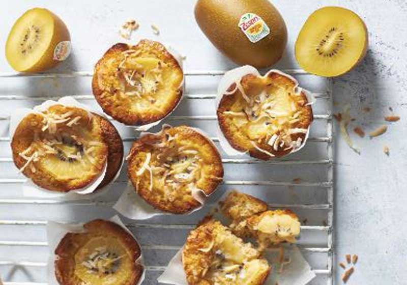 Zespri Banana and Coconut Muffins