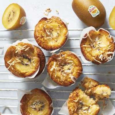 Zespri Banana and Coconut Muffins