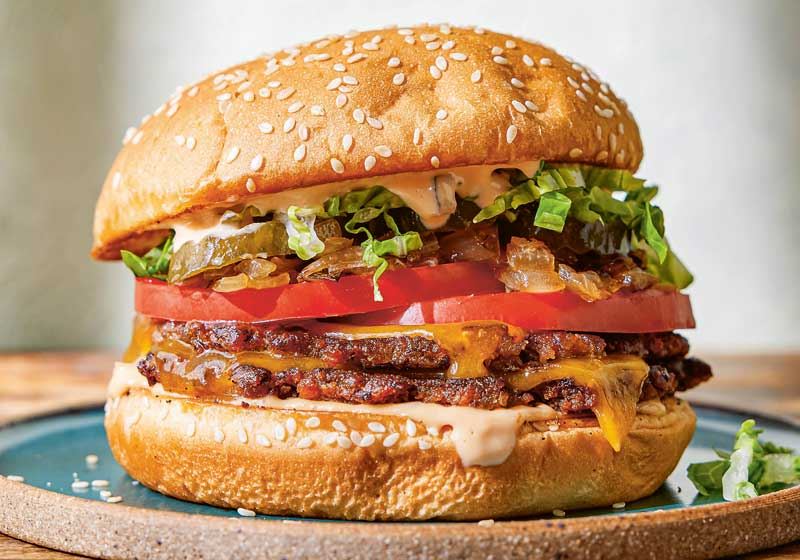 Black Bean Smash Burger In-n-out Style - Recipe by Erin Alderson