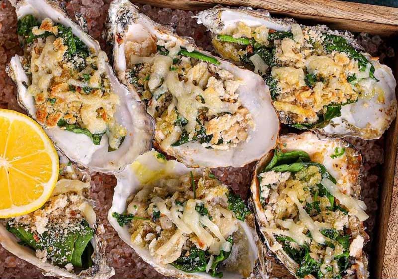 Oysters Rockefeller