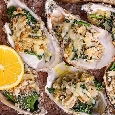 Oysters Rockefeller