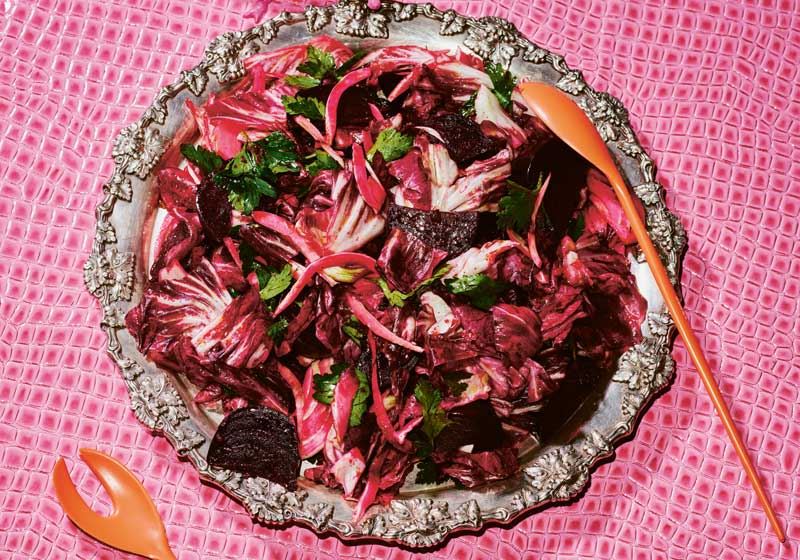 Radicchio and Beetroot Salad - Chef Recipe Shannon Martinez