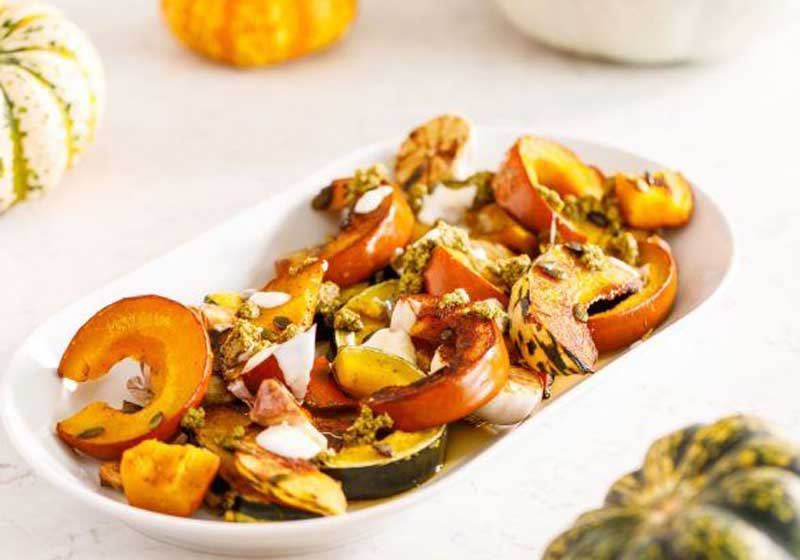 Maple-glazed Roast Pumpkin