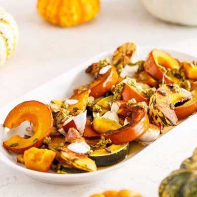 Maple-glazed Roast Pumpkin