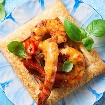 Thai Chilli Jam Prawn Vol Au Vents