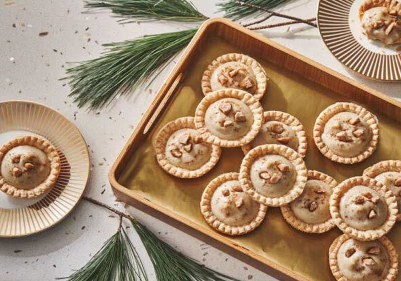 Maple Eggnog Tarts