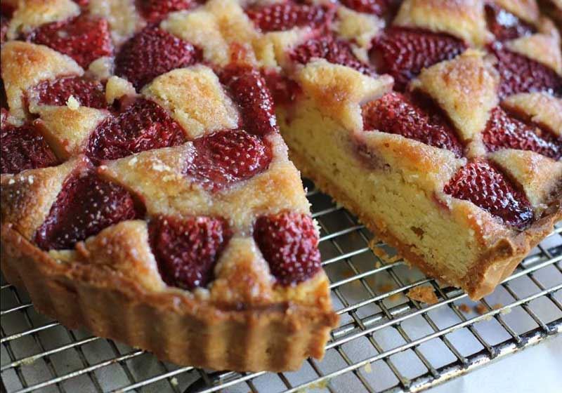 Strawberry Frangipane Tart - Recipe by My Kitchen Stories