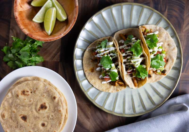 Mushroom Carnitas Tacos - Recipe by Professor Luigi Fontana