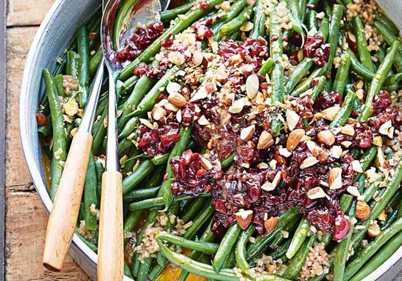 Green Beans with Cherry Vinaigrette