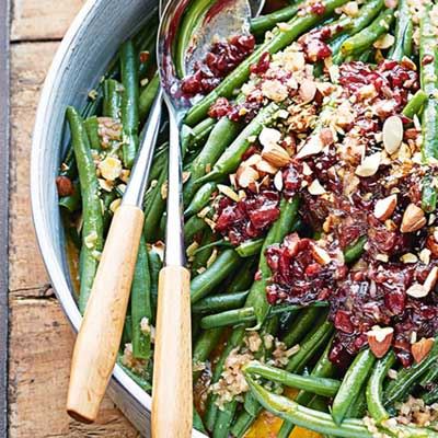 Green Beans with Cherry Vinaigrette