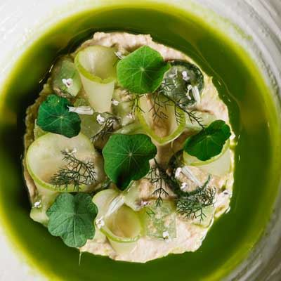 Cucumber, Honeydew, Apple, Sunflower Seed and Achaar - Chef Recipe by Migo Razon