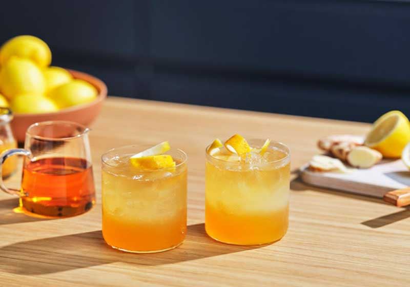 Honey Lemon Whisky Cocktail