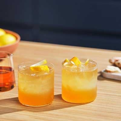 Honey Lemon Whisky Cocktail