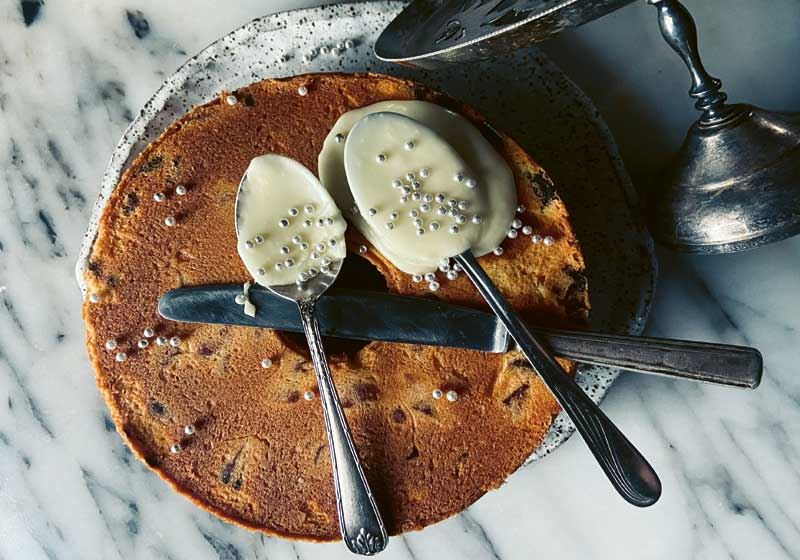 Citrus Orchard Cake with Drunk Dates - Recipe by Guy Mirabella