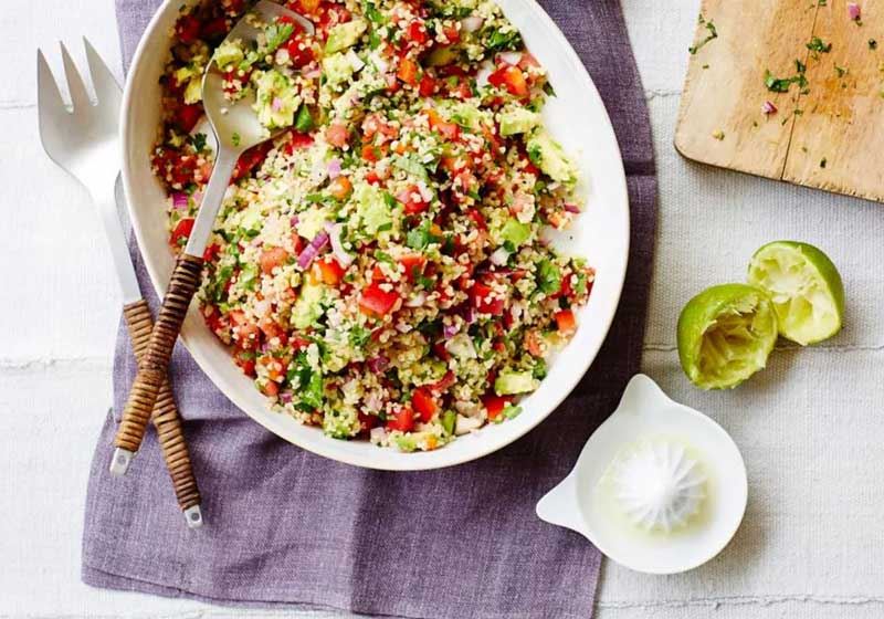 Avocado, Coriander and Lime Tabouli