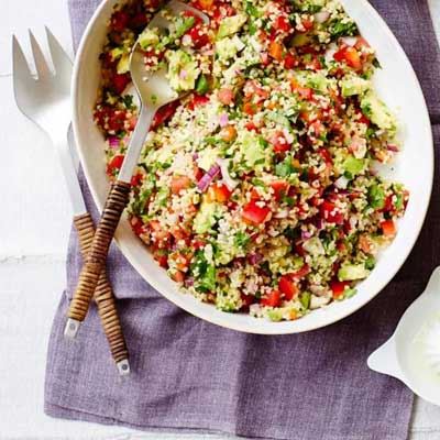 Avocado, Coriander and Lime Tabouli