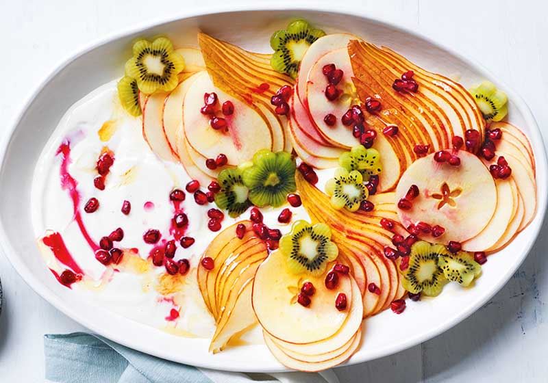 Autumn Fruit Salad with Yoghurt