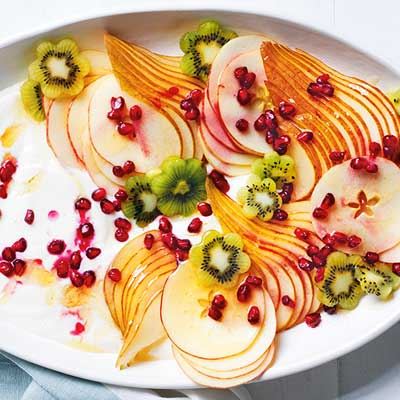 Autumn Fruit Salad with Yoghurt