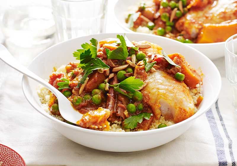 Fish and Pumpkin Tagine