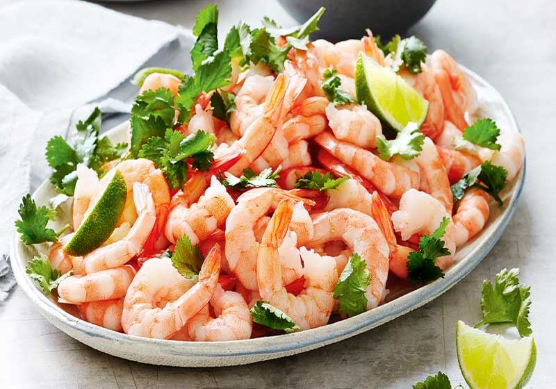 Prawn Cocktail with Spicy Mango Sauce