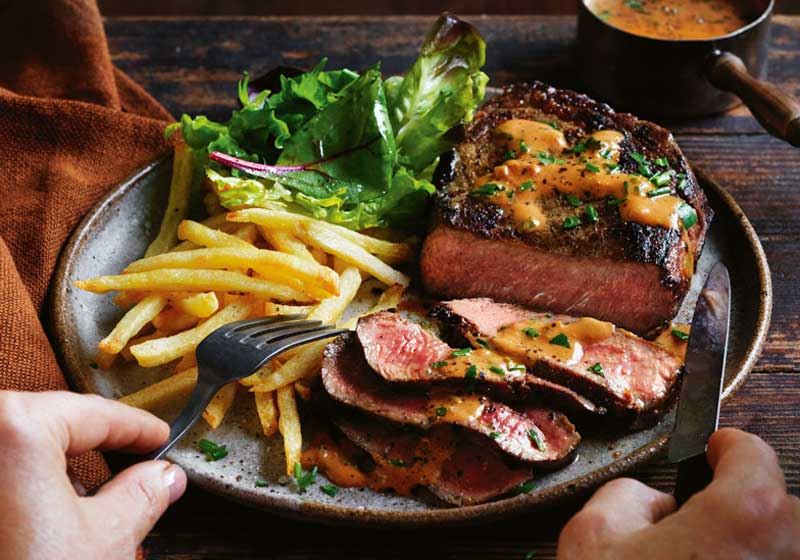 Old School Steak Diane