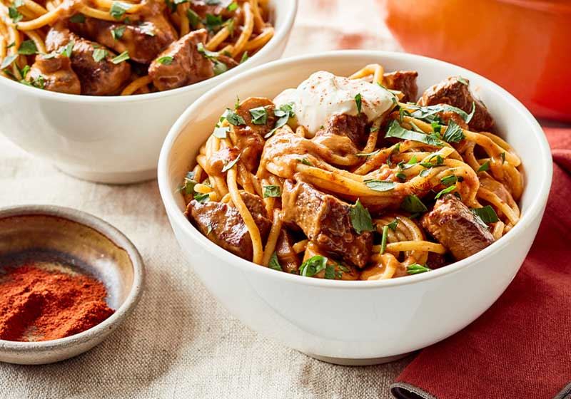 Stovetop Beef Stroganoff