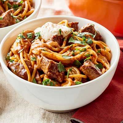Stovetop Beef Stroganoff