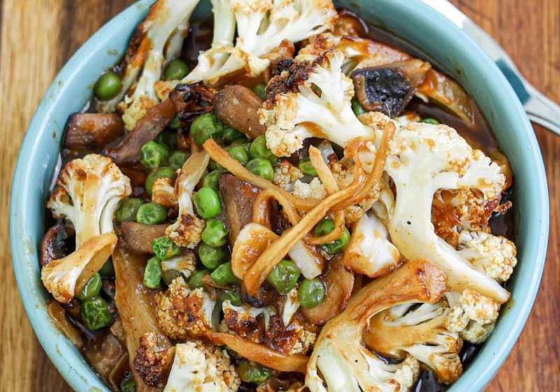 Vegan Cauliflower Stir-fry