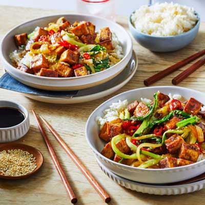 Spiced Air Fryer Tofu
