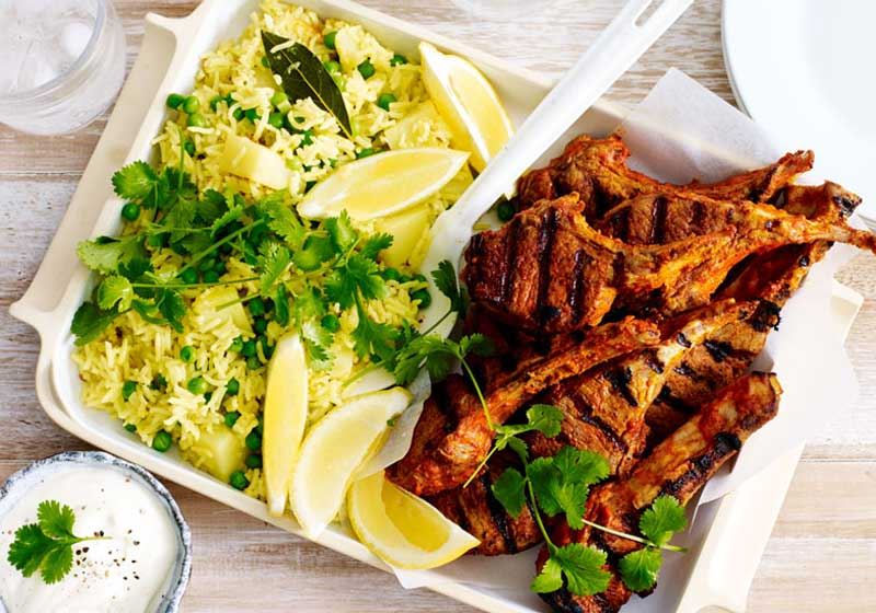 Middle Eastern Lamb and Swede Mash