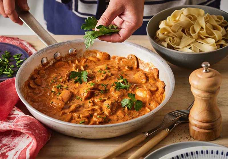 Mushroom Stroganoff
