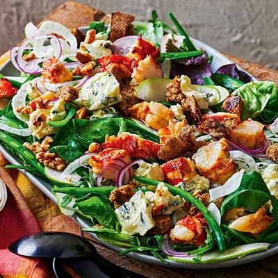 Charred Lobster and Blue Cheese Salad