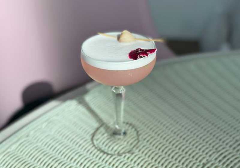 Lychee Rose Martini - recipe by The Botanica Vaucluse Mixologist Daniel Celis