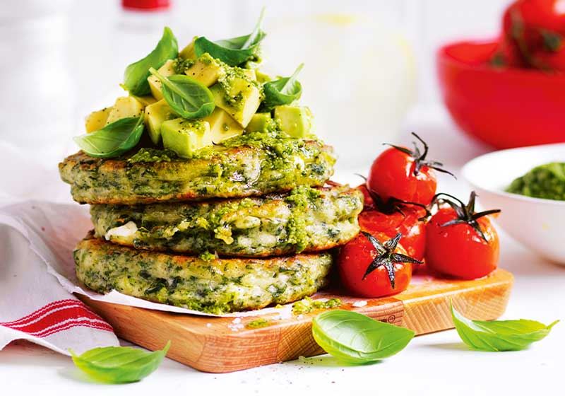 Spinach and Feta Fritters