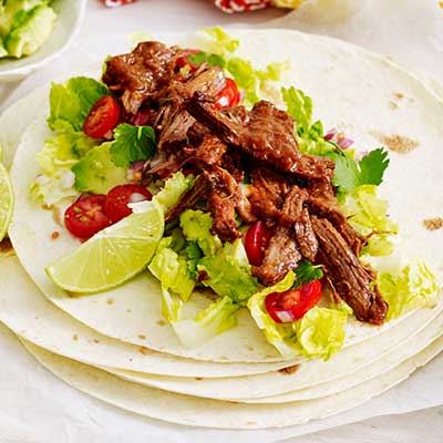 Shredded South American Beef and Tomato Salsa